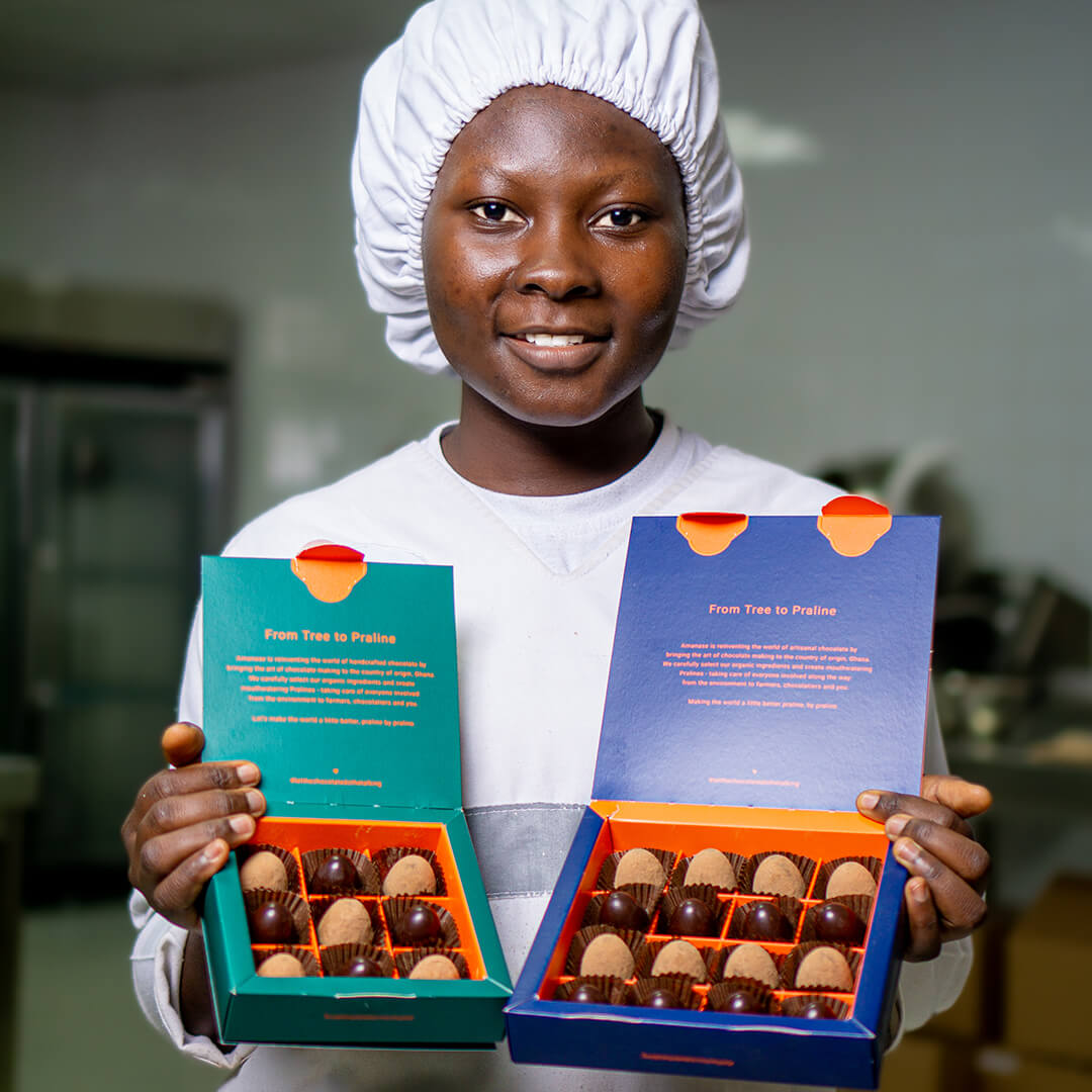 Faire Bio Pralinen aus Ghana – Vegan und Handgefertigt