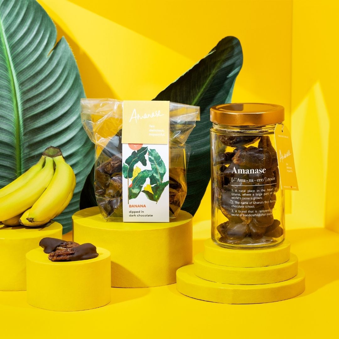 Amanase Bio-Banana Bites | Zero Waste Glas